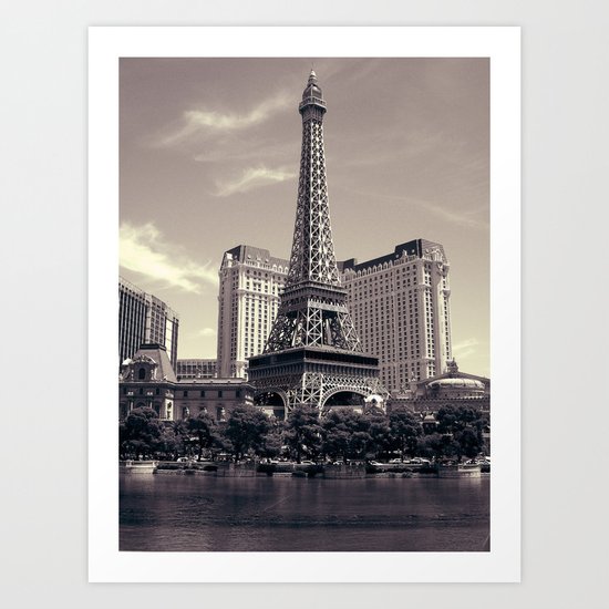 Paris, Vegas Art Print