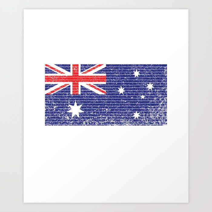 Australia Flag Australian National Country Gift Art by Grabitees | Society6