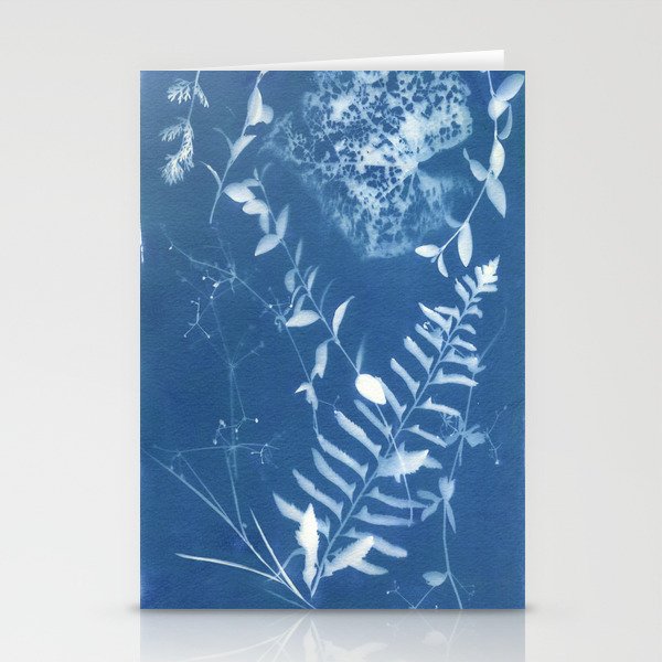 blue ghosts  Stationery Cards