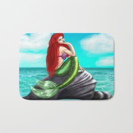 Little Mermaid Bath Mats For Any Bathroom Decor Style Society6