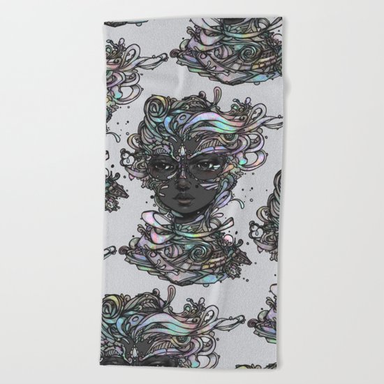 Interplay of Color Beach Towel