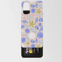 Seashell Print - Blue and green Android Card Case
