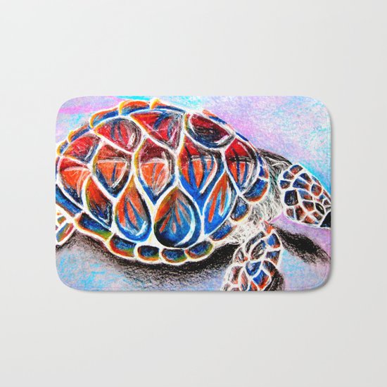 fire shell. Bath Mat