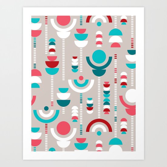 Tulip Tumble Art Print