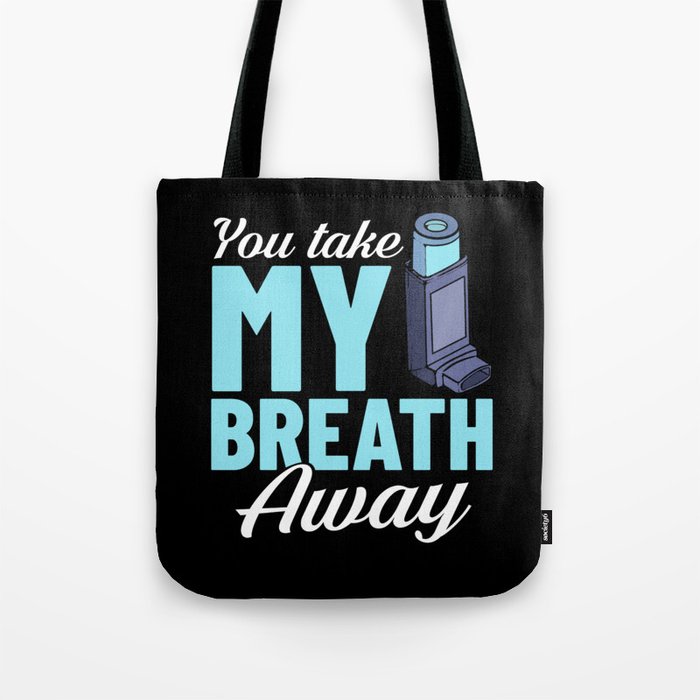 Asthma Inhaler Pump Medicine Treatment Asthmatic Tote Bag