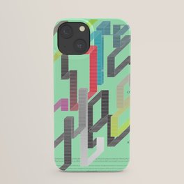 Autechre Oversteps Tour Poster iPhone Case