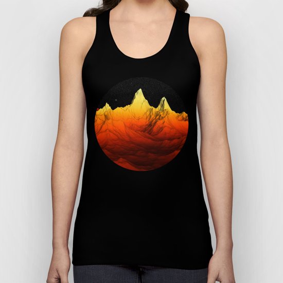Sci Fi Mountains Landscape Unisex Tank Top