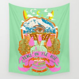 PEACE ON THE RISE Wall Tapestry