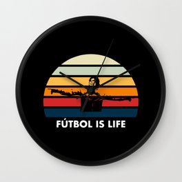 Football Is Life Wall Clock