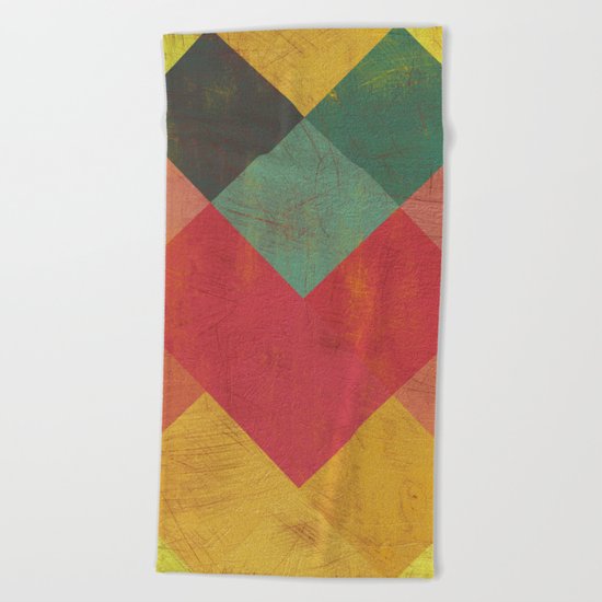 Aztec Vintage Pattern 11 Beach Towel