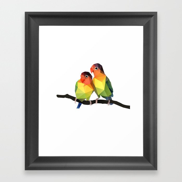 Love Bird. Framed Art Print