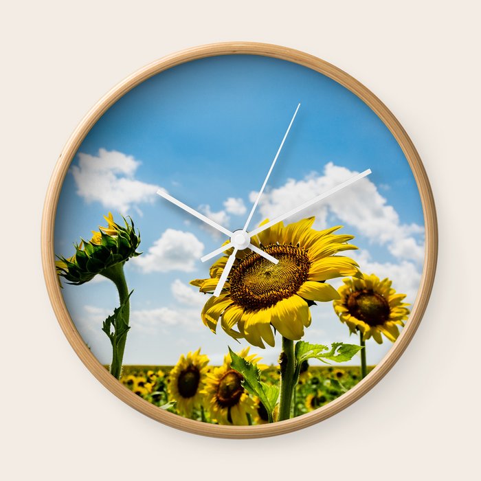 Always Face The Sun Wall Clock By Handcd