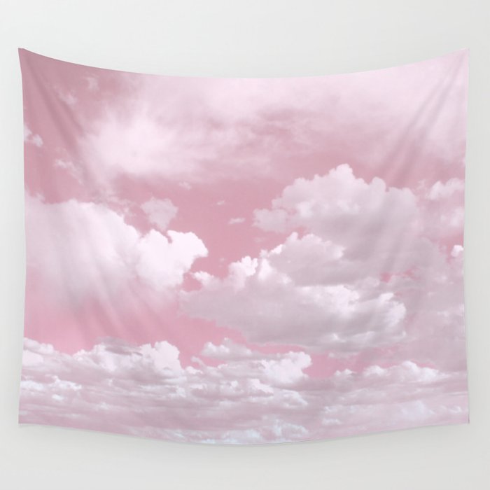 Pink cloud tapestry outlet