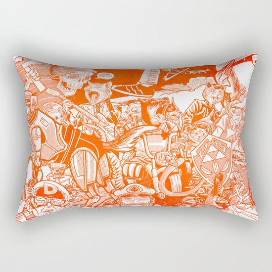 explosion! Rectangular Pillow