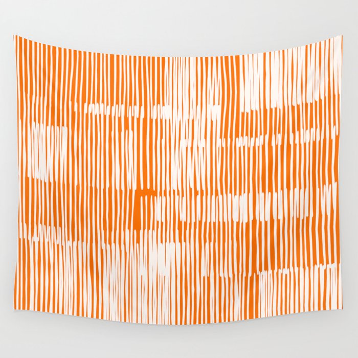 Lines | Burnt Orange Wall Tapestry