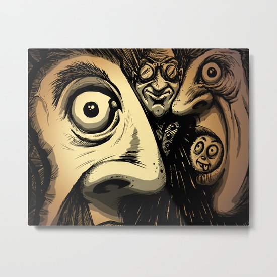 Incoming Metal Print