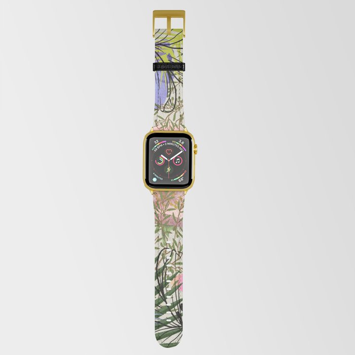 Flower art wall canvas Apple Watch Band