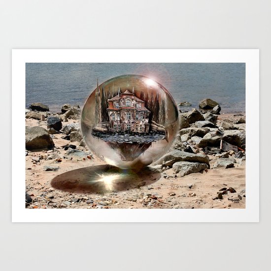 Die Strandkugel ! Art Print
