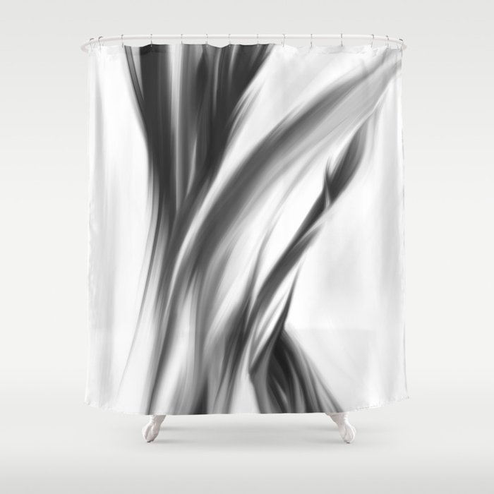 Hazy Stem 1 Shower Curtain by mndcrook Society6