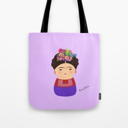 Kokeshi Frida Kahlo Tote Bag