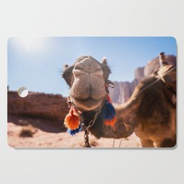 Camel Wadi Rum desert | Jordan | Nature, travel and landscape photography | Art and photo print Cutting Board