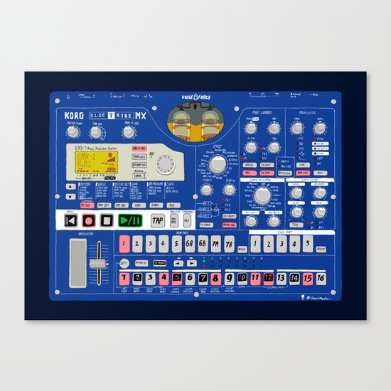 Korg Electribe EMX-1 Canvas Print