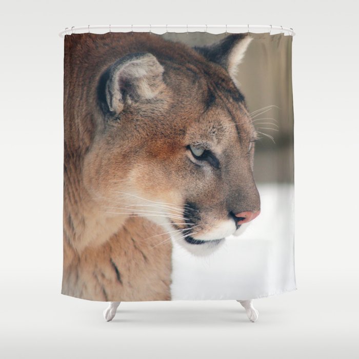 Mountain Lion Shower Curtain