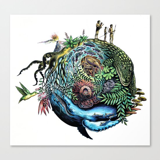 Green World 1 Canvas Print