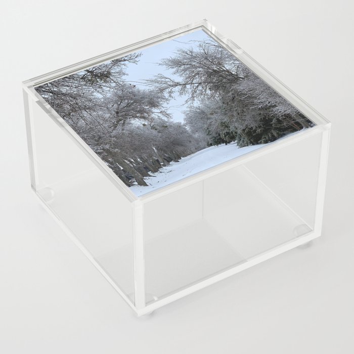 Winter Trail Acrylic Box