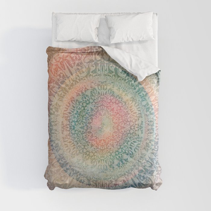 Pastel Mandala Comforter