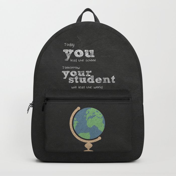 Lead the world | Teacher Appreciation Backpack