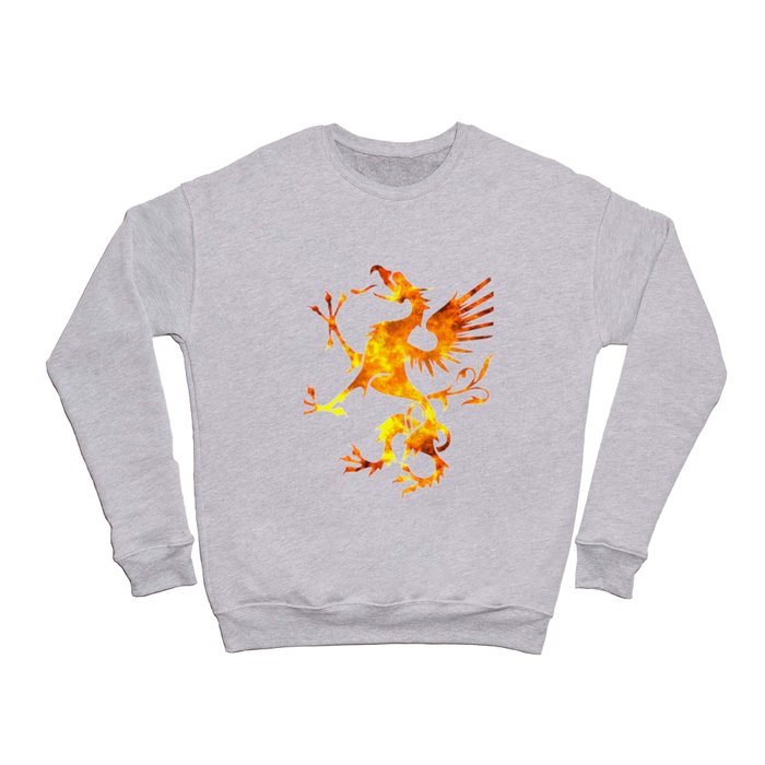 Dragon Fire Viking Symbol Blood Norse Vikings Gift Crewneck Sweatshirt