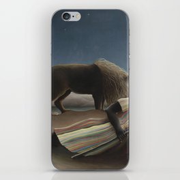 The Sleeping Gypsy (La Bohémienne) iPhone Skin