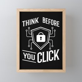 Cyber Security Analyst Engineer Computer Training Framed Mini Art Print