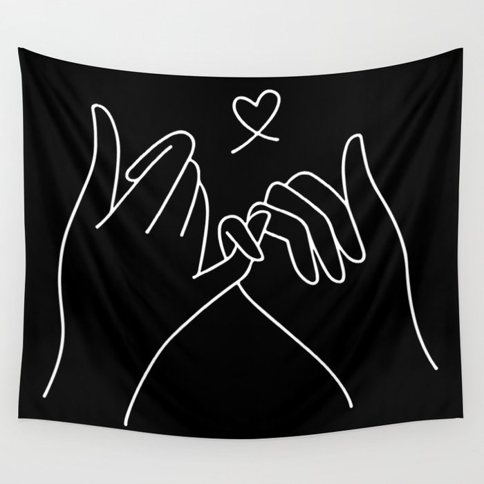 Pinky promise tapestry new arrivals