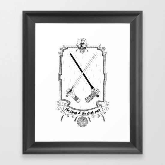 The Force! Framed Art Print