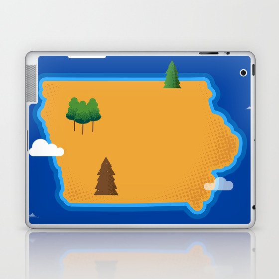 Iowa Island Laptop & iPad Skin