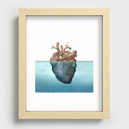 Anatomy of loneliness Recessed Framed Print