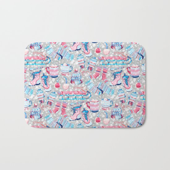 So Much Snow! Bath Mat