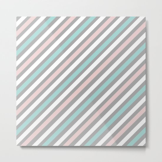 INFINITE LINES (abstract pattern) Metal Print
