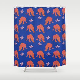 Tiger lilies  Shower Curtain