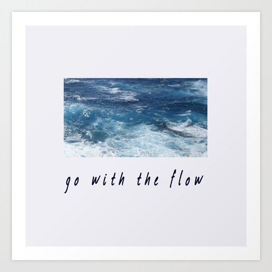 Oahu: Go With The Flow Art Print