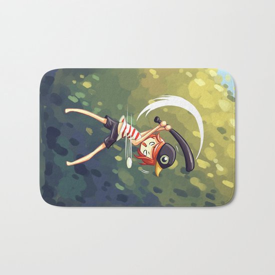 Baseball Bath Mat