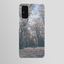 Deciduous autumn forest landscape Android Case
