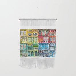 The Singapore Shophouse, RGB + Y 2 Wall Hanging