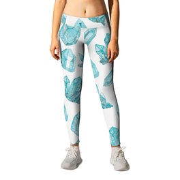 Crystals - Aquamarine Leggings