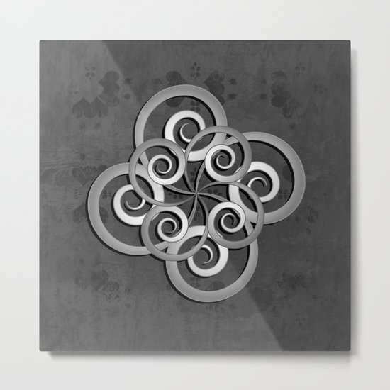 Beautiful Celtic style design Metal Print