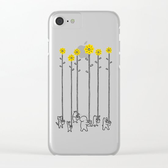 Seeds of hope Clear iPhone Case