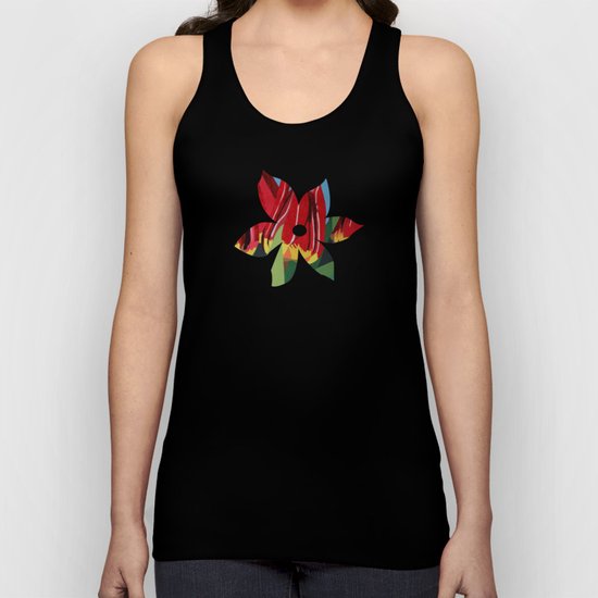 Red & Yellow Tulips Unisex Tank Top