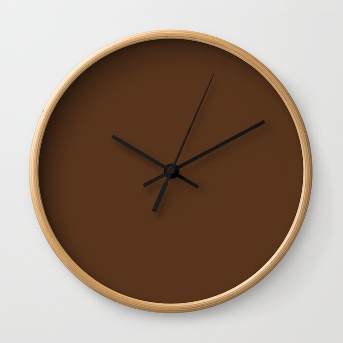 Stairway to Serenity ~ Pine Cone Brown Wall Clock